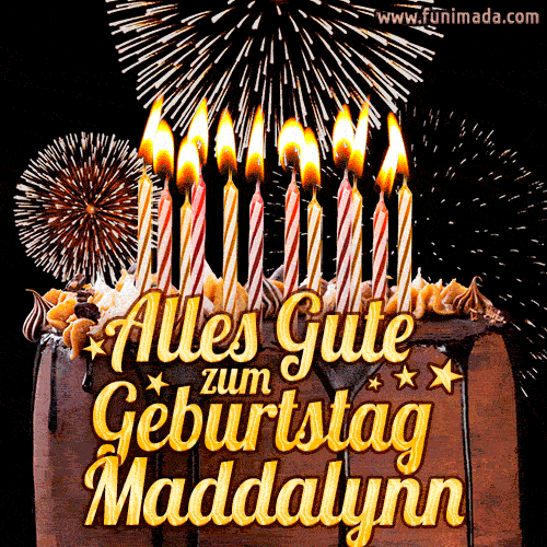 Alles Gute zum Geburtstag Maddalynn (GIF)