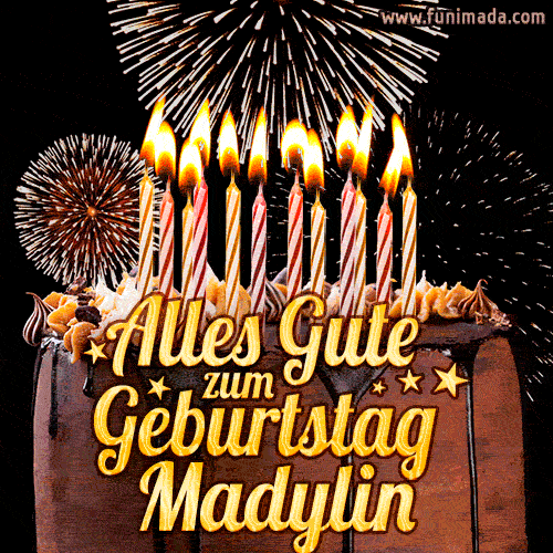 Alles Gute zum Geburtstag Madylin (GIF)