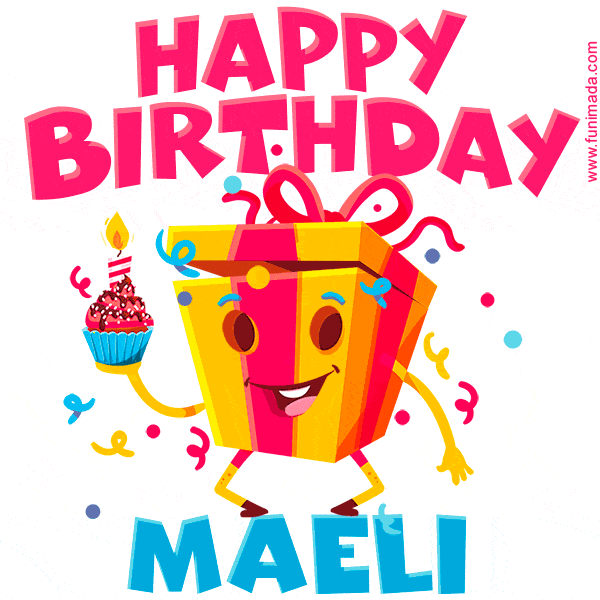 Funny Happy Birthday Maeli GIF