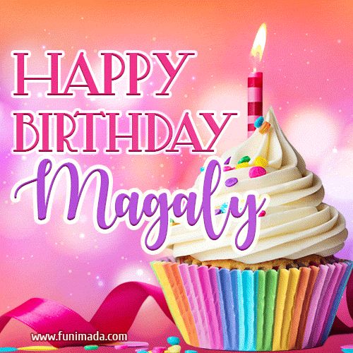 Happy Birthday Magaly - Lovely Animated GIF