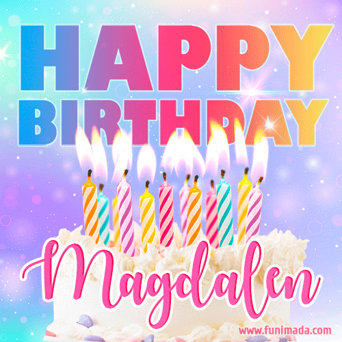 Funny Happy Birthday Magdalen GIF