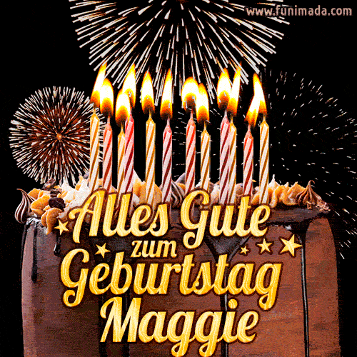 Alles Gute zum Geburtstag Maggie (GIF)