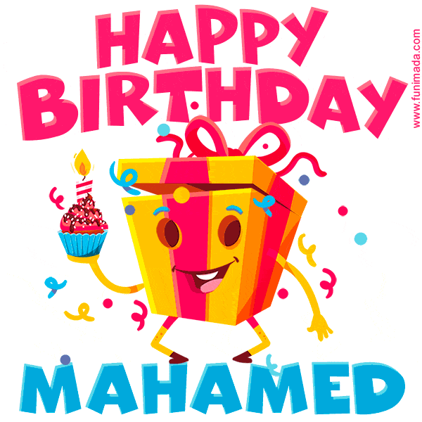 Funny Happy Birthday Mahamed GIF