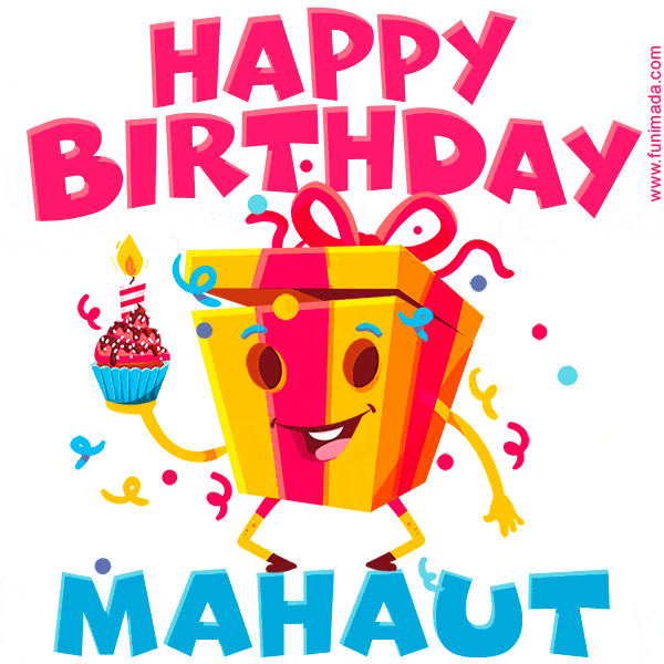 Funny Happy Birthday Mahaut GIF