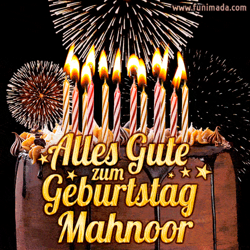 Alles Gute zum Geburtstag Mahnoor (GIF)