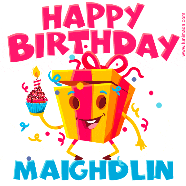 Funny Happy Birthday Maighdlin GIF