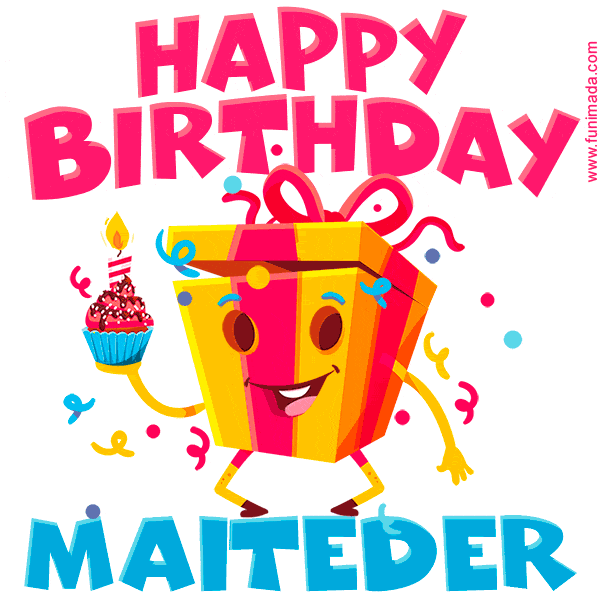 Funny Happy Birthday Maiteder GIF