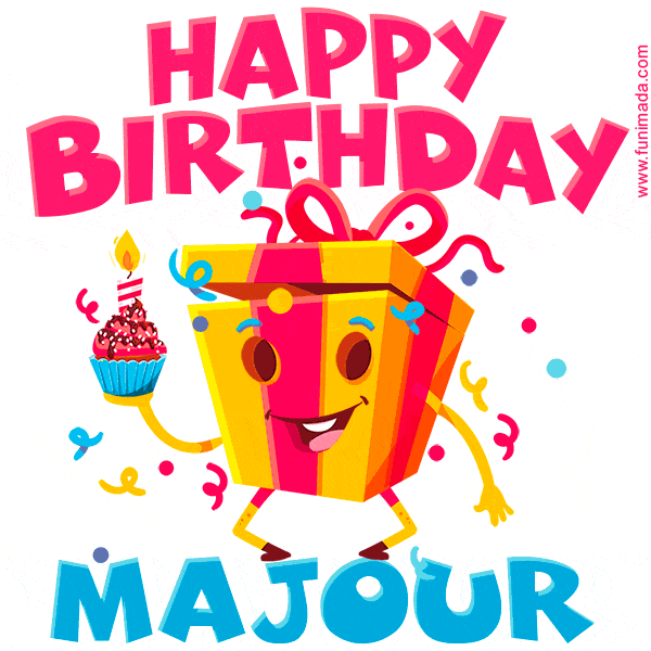 Funny Happy Birthday Majour GIF