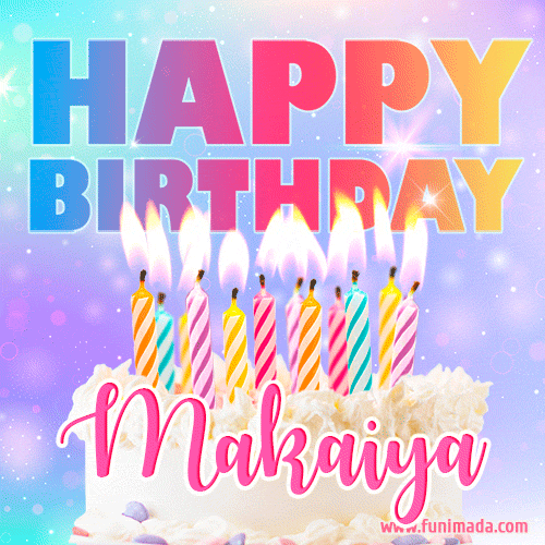 Funny Happy Birthday Makaiya GIF