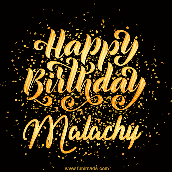 Happy Birthday Card for Malachy - Download GIF and Send for Free