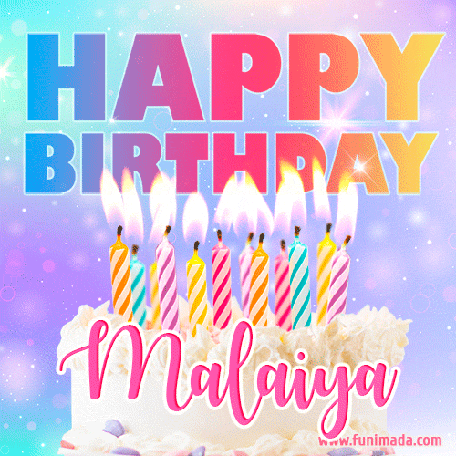 Funny Happy Birthday Malaiya GIF
