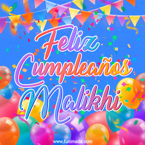 Feliz Cumpleaños Malikhi (GIF)