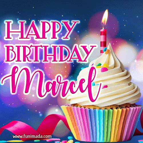 Happy Birthday Marcel - Lovely Animated GIF