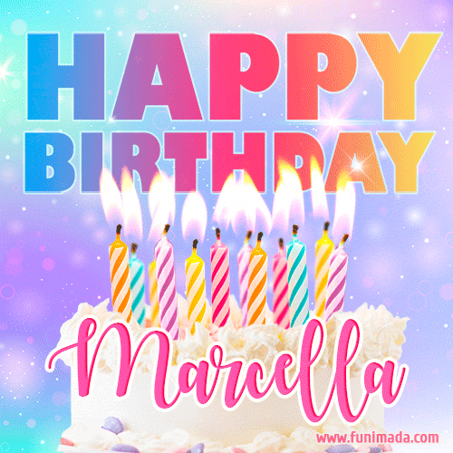 Funny Happy Birthday Marcella GIF