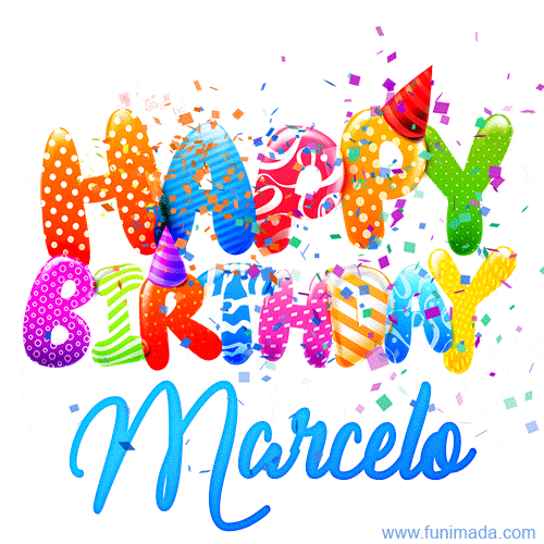 Happy Birthday Marcelo - Creative Personalized GIF With Name