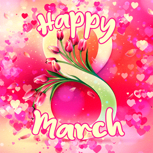 Happy Women's Day March 8th GIF