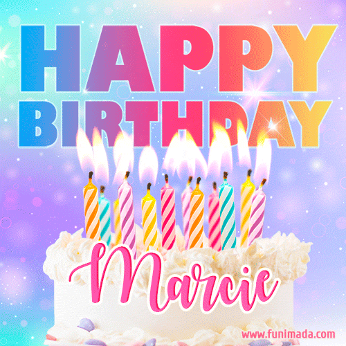 Funny Happy Birthday Marcie GIF