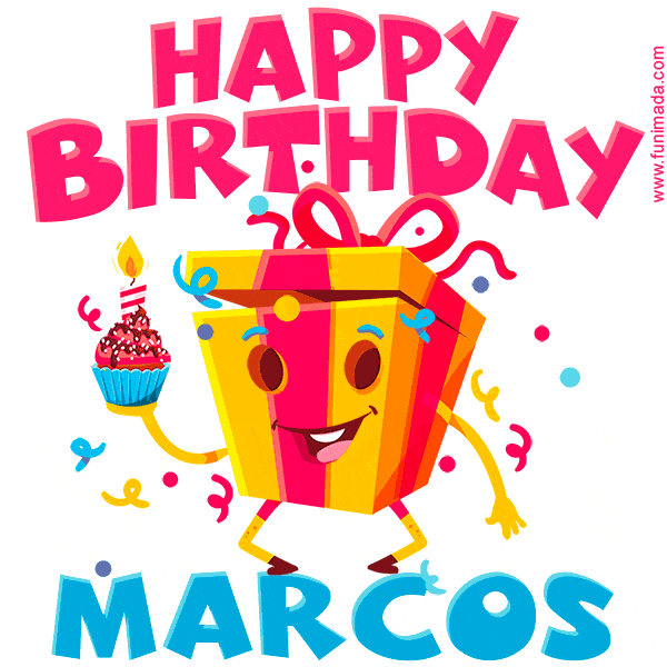 Funny Happy Birthday Marcos GIF