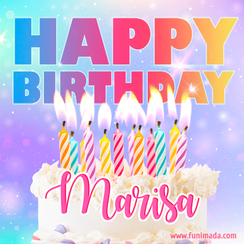 Funny Happy Birthday Marisa GIF