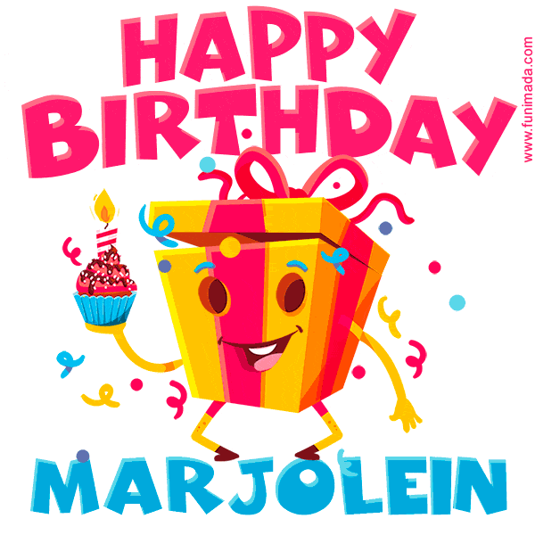 Funny Happy Birthday Marjolein GIF