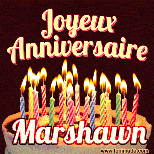 Joyeux anniversaire Marshawn GIF