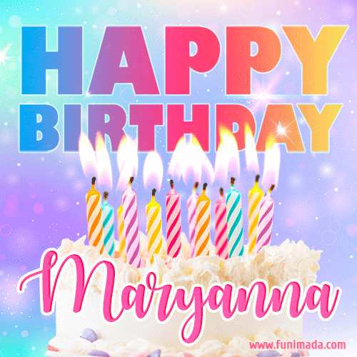 Funny Happy Birthday Maryanna GIF