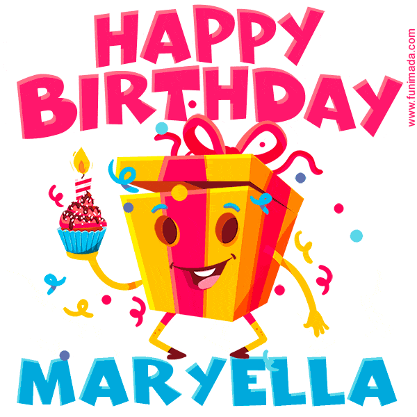 Funny Happy Birthday Maryella GIF