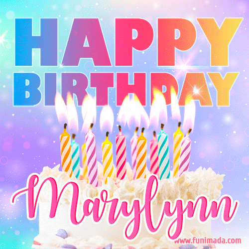 Funny Happy Birthday Marylynn GIF