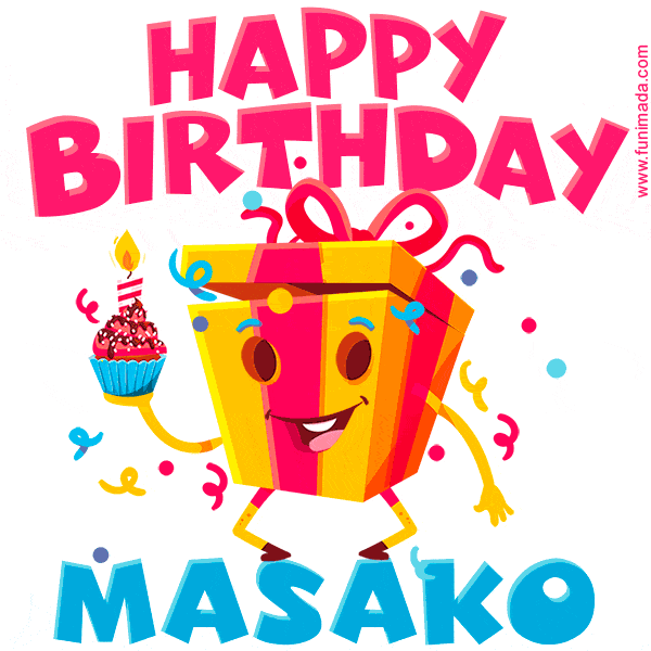 Funny Happy Birthday Masako GIF