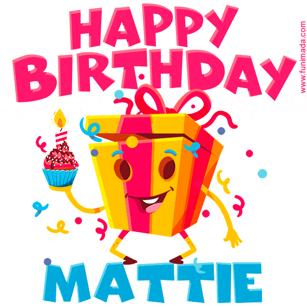 Funny Happy Birthday Mattie GIF