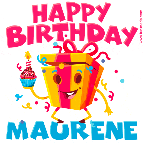 Funny Happy Birthday Maurene GIF