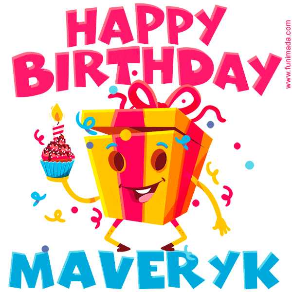 Funny Happy Birthday Maveryk GIF
