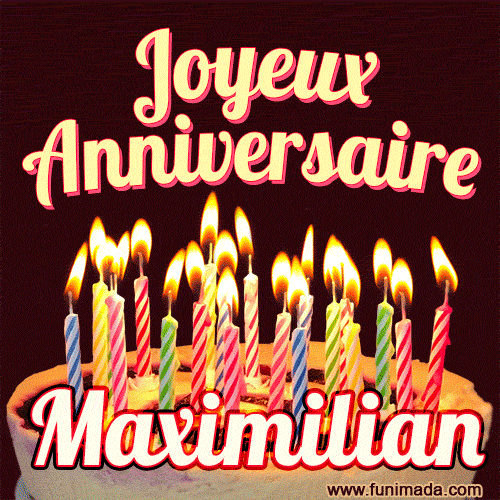 Joyeux anniversaire Maximilian GIF