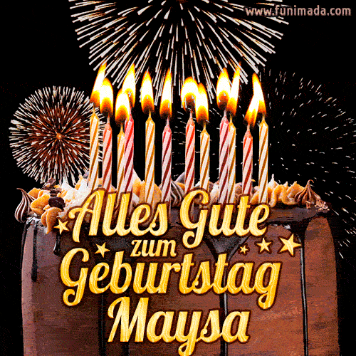Alles Gute zum Geburtstag Maysa (GIF)