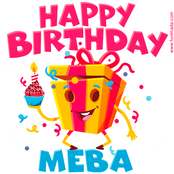 Funny Happy Birthday Meba GIF