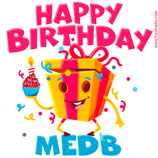 Funny Happy Birthday Medb GIF