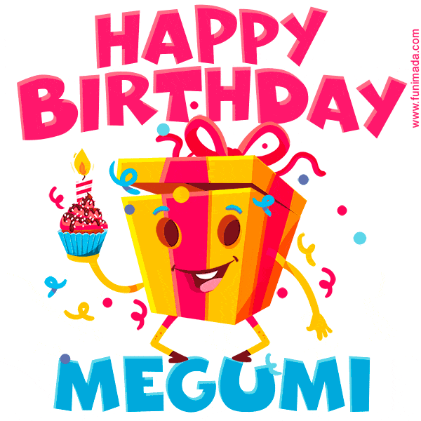 Funny Happy Birthday Megumi GIF