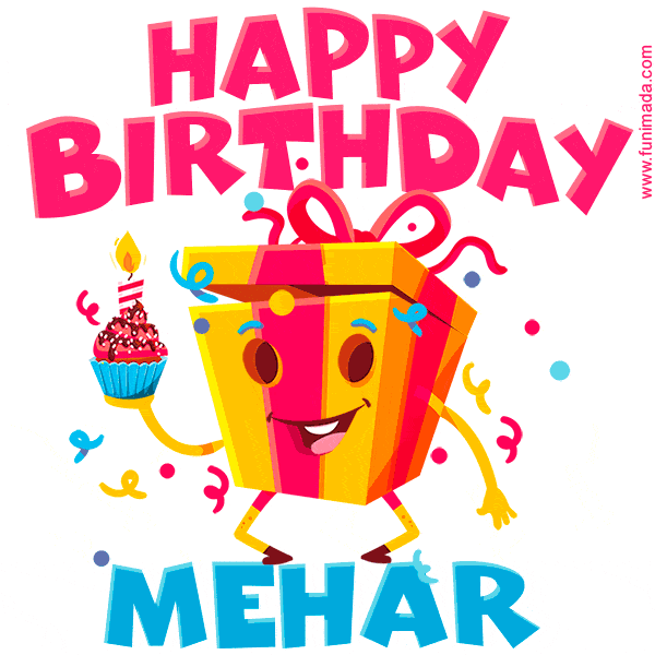 Funny Happy Birthday Mehar GIF