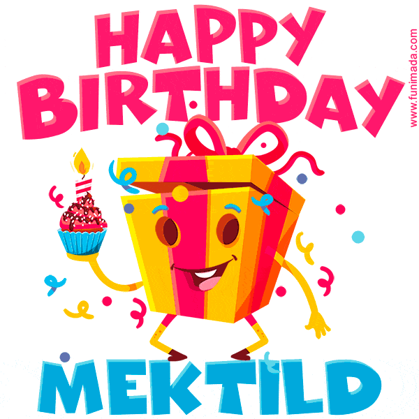 Funny Happy Birthday Mektild GIF
