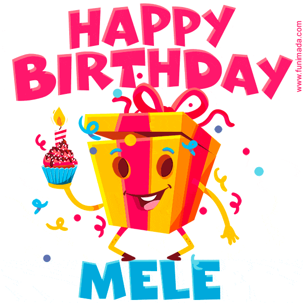Funny Happy Birthday Mele GIF