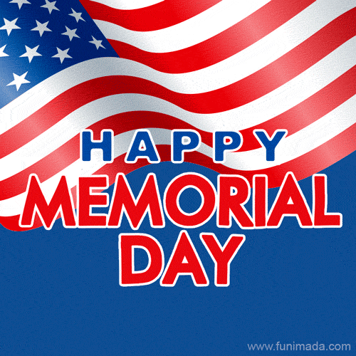 Memorial Day 2023 animated card - Download on 