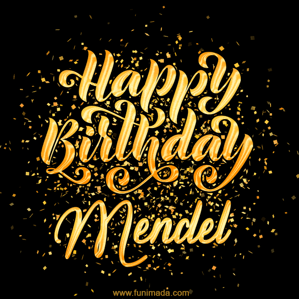 Happy Birthday Card for Mendel - Download GIF and Send for Free