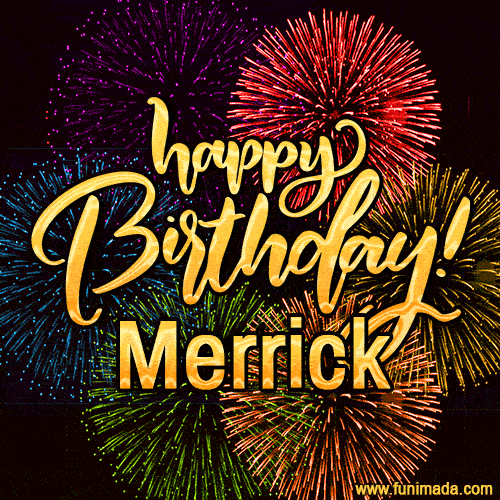Happy Birthday, Merrick! Celebrate with joy, colorful fireworks, and unforgettable moments.