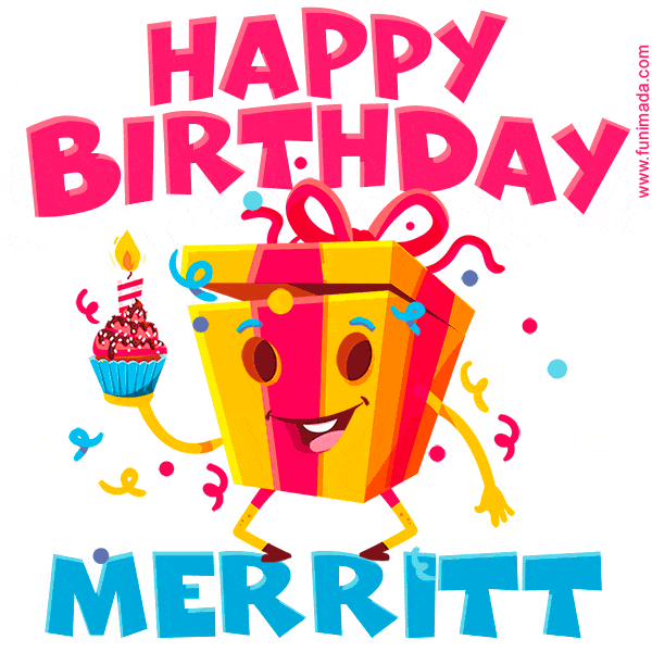 Funny Happy Birthday Merritt GIF