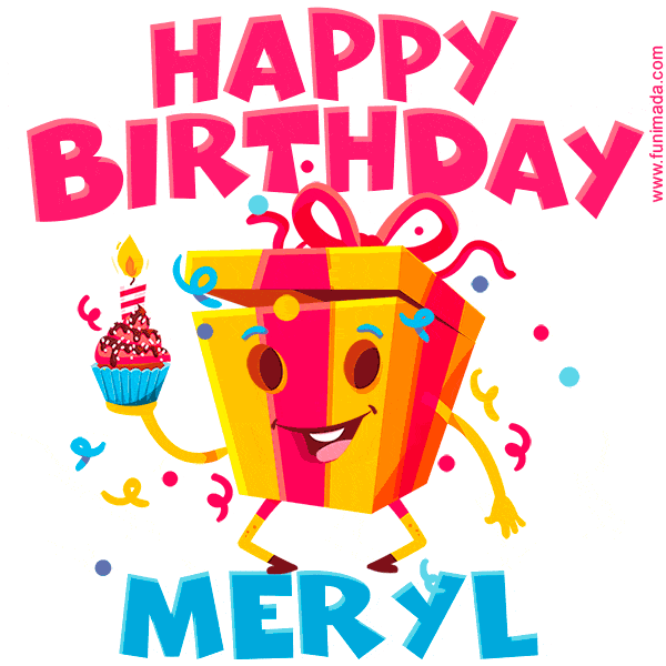 Funny Happy Birthday Meryl GIF