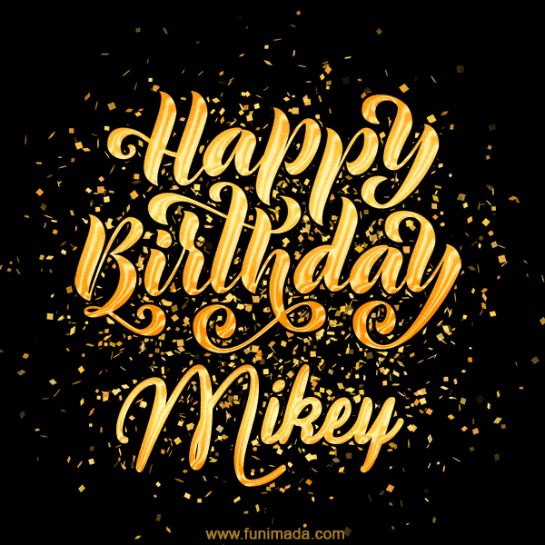Happy Birthday Card for Mikey - Download GIF and Send for Free