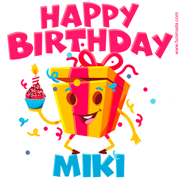 Funny Happy Birthday Miki GIF