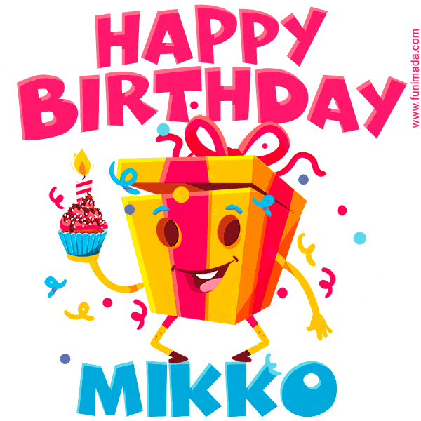 Funny Happy Birthday Mikko GIF