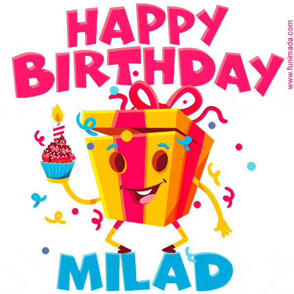 Funny Happy Birthday Milad GIF