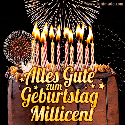 Alles Gute zum Geburtstag Millicent (GIF)